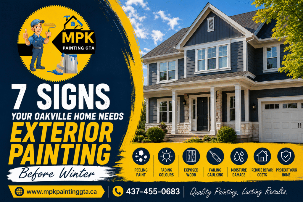 7 signs your Oakville home needs painting | Exterior Painting Oakville