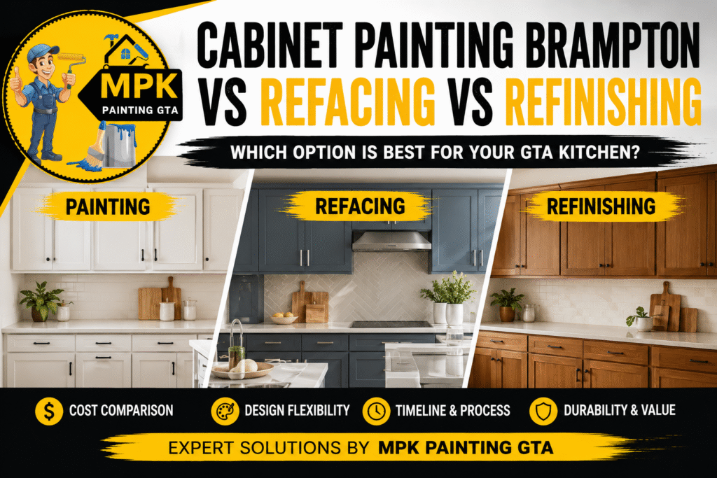 Cabinet painting Services in Brampton
