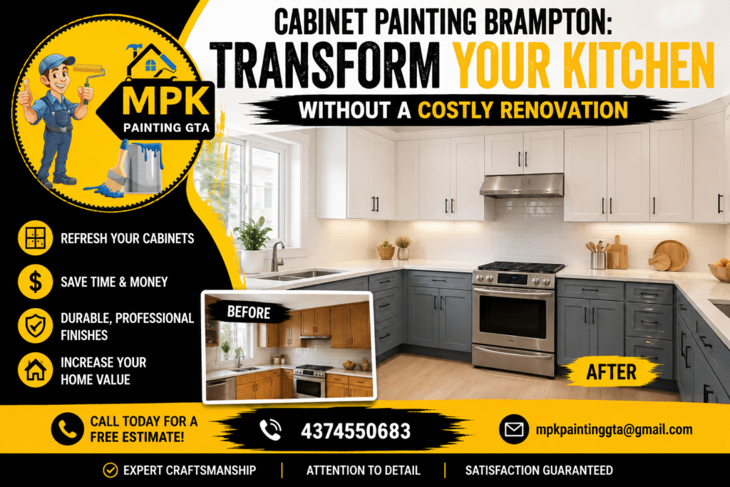 Cabinet Painting Brampton | MPK Painting GTA